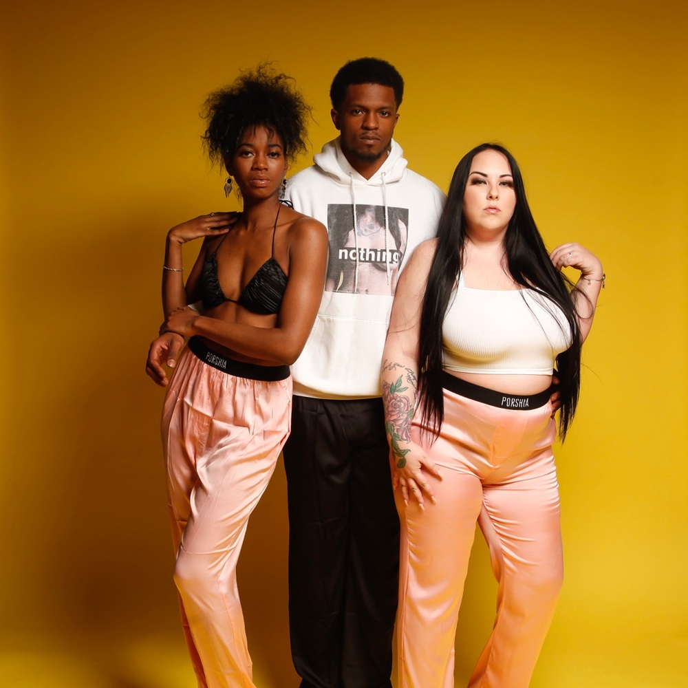 Light pink lounge pants perfect for any occasion. Elastic waistband